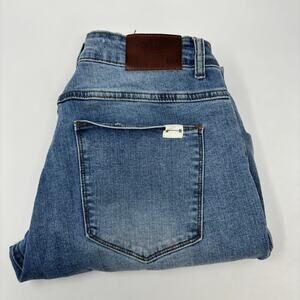 Barbell Mens 32 x33 Light Wash 5 Pocket Design Blue Jeans